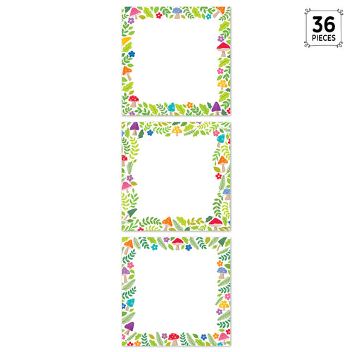 Woodland Friends Mushroom Medley Cards 6 Inch Designer Cut-Outs