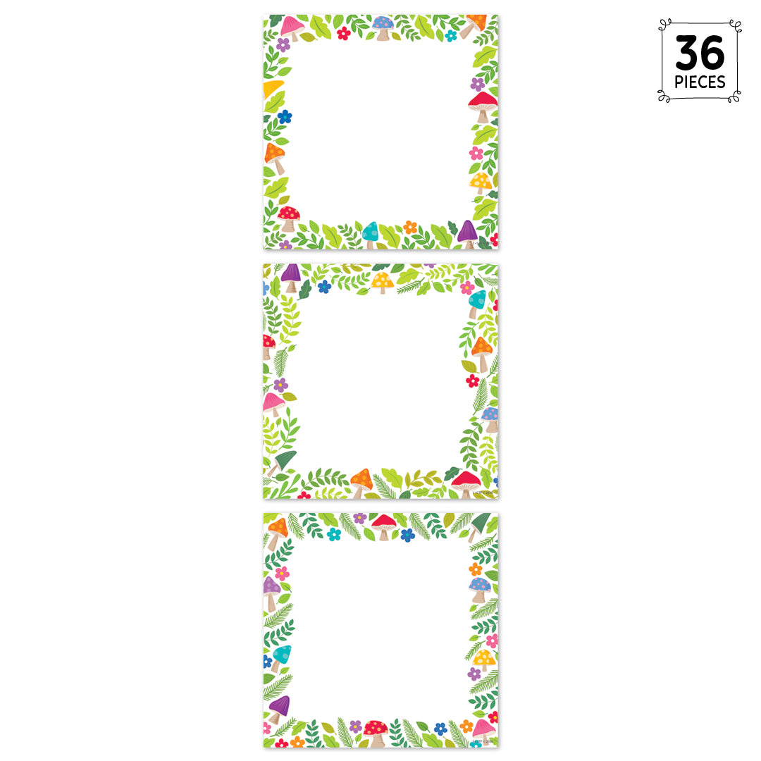 Woodland Friends Mushroom Medley Cards 6 Inch Designer Cut-Outs