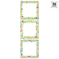 Woodland Friends Mushroom Medley Cards 6 Inch Designer Cut-Outs