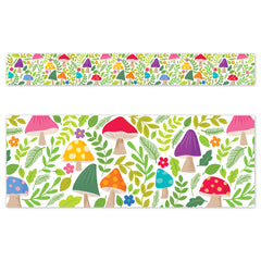 Woodland Friends Mushroom Medley Border