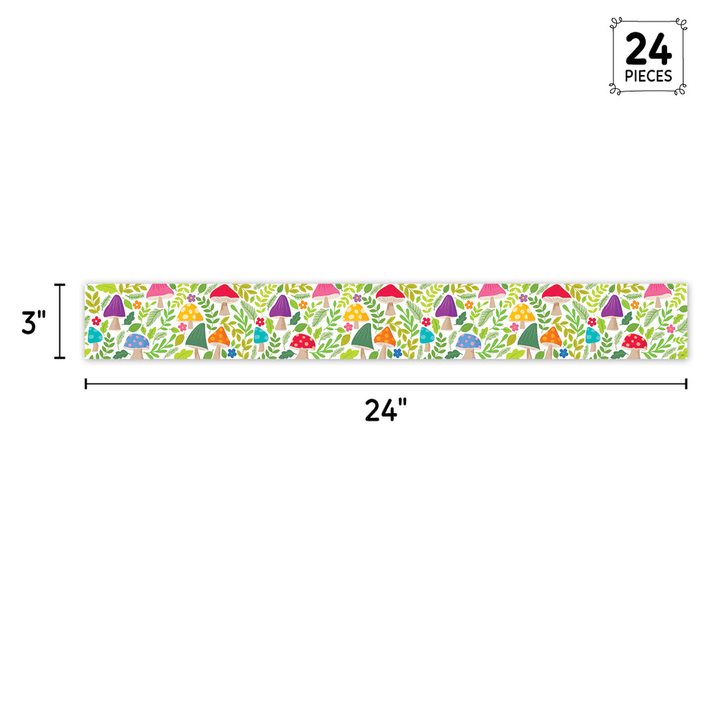 Woodland Friends Mushroom Medley EZ Border