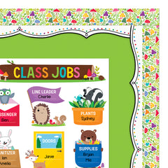 Woodland Friends Mushroom Medley Border