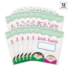Stick Kids Book Buddy Bags 12-Pack