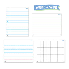 Core Decor Write & Wipe Essential Templates 4-Chart Pack