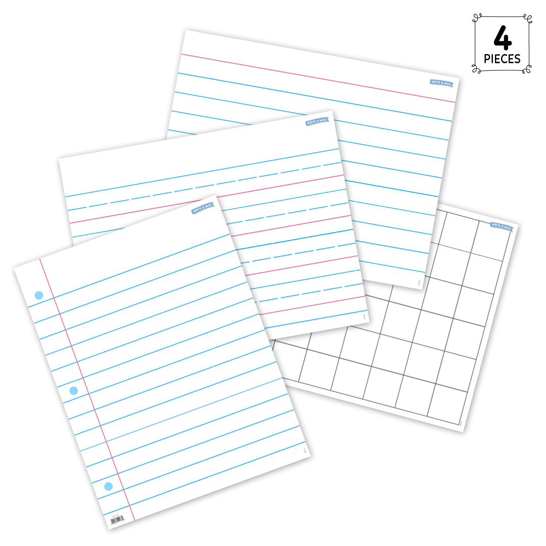 Core Decor Write & Wipe Essential Templates 4-Chart Convenience Pack