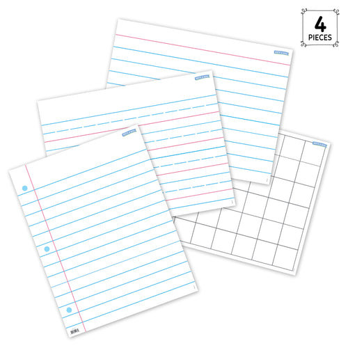Core Decor Write & Wipe Essential Templates 4-Chart Convenience Pack