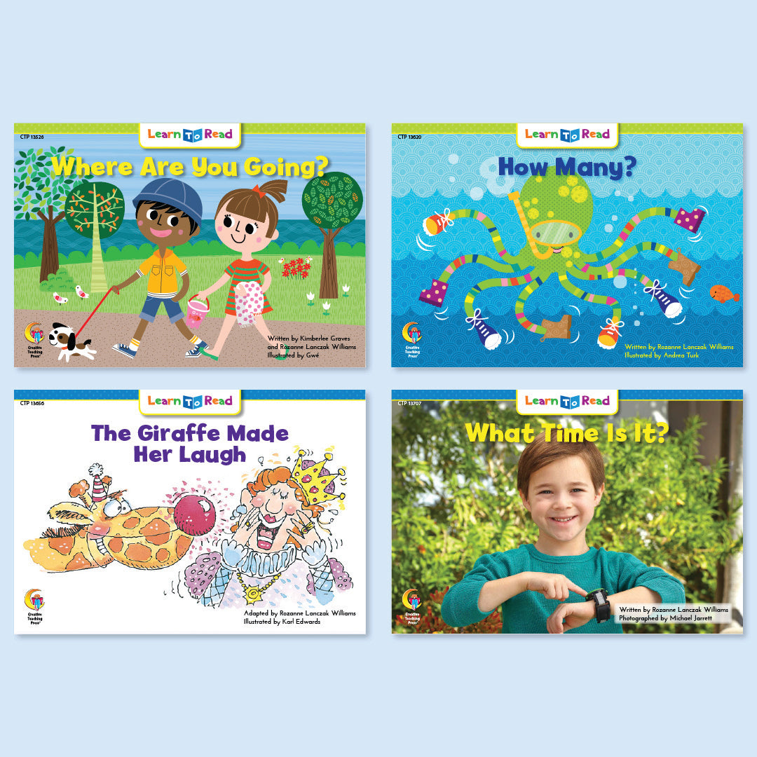 Going Places, Counting Along, and Laughing Out Loud, PreK Set 12