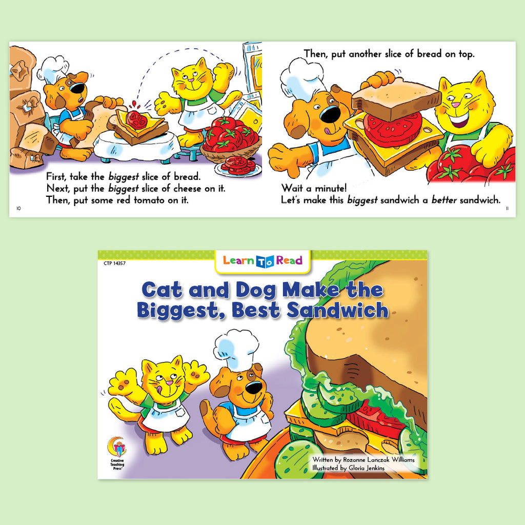 The Biggest, Best Sandwich, First Grade Set 12