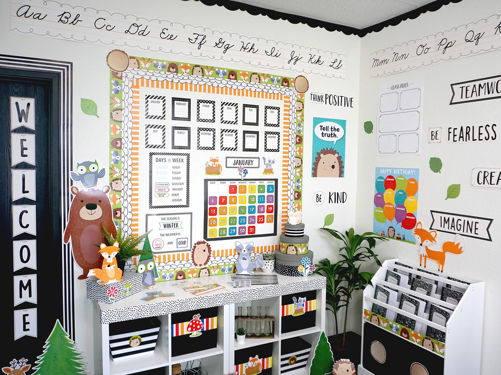 Orange Bold Stripes EZ Border (Core Decor)