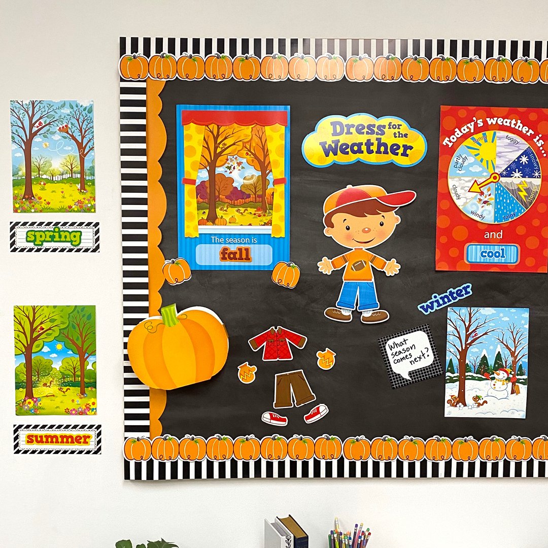 Dress for the Weather Bulletin Board Set
