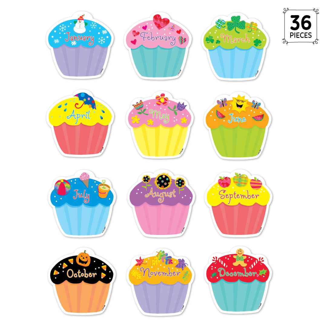 Cupcakes 6" Designer Cut-Outs