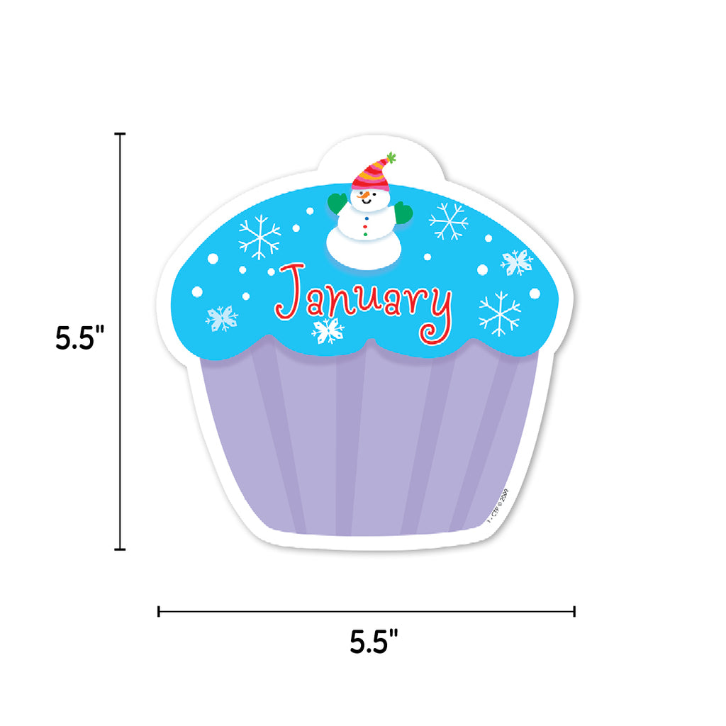 Cupcakes 6" Designer Cut-Outs