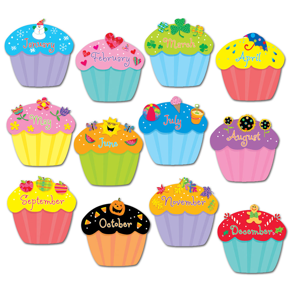 Cupcakes 6" Designer Cut-Outs