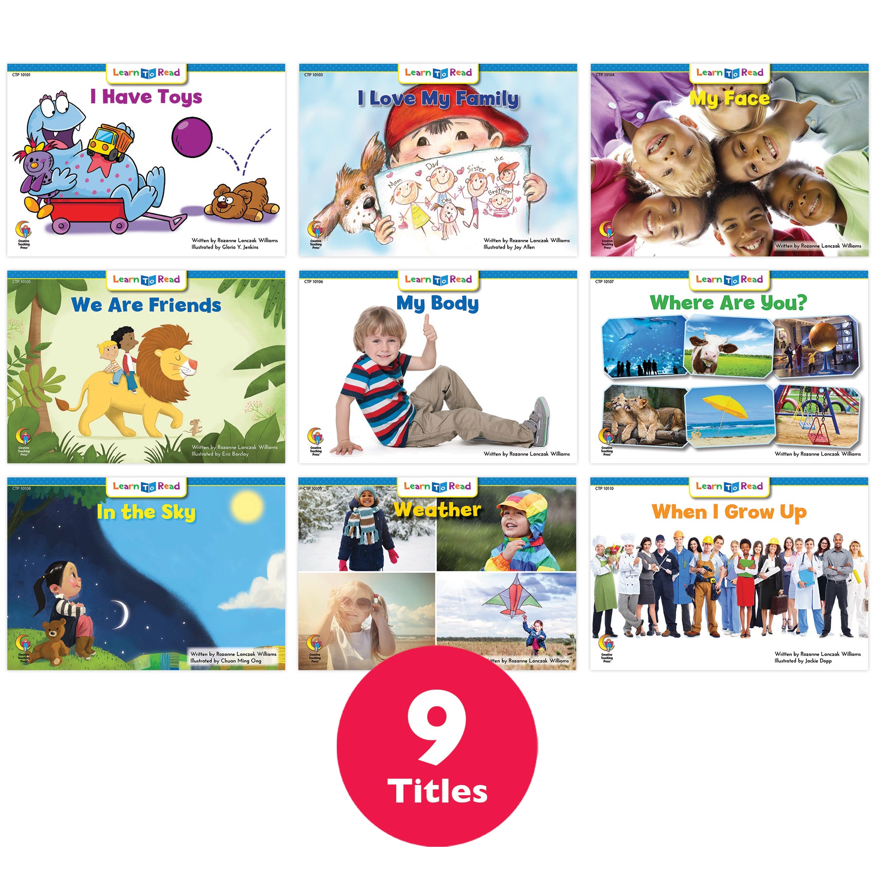 Learn to Read CTP 20冊×6 Learn to Read Variety Pack 1, Level A-B – Creative Teaching Press