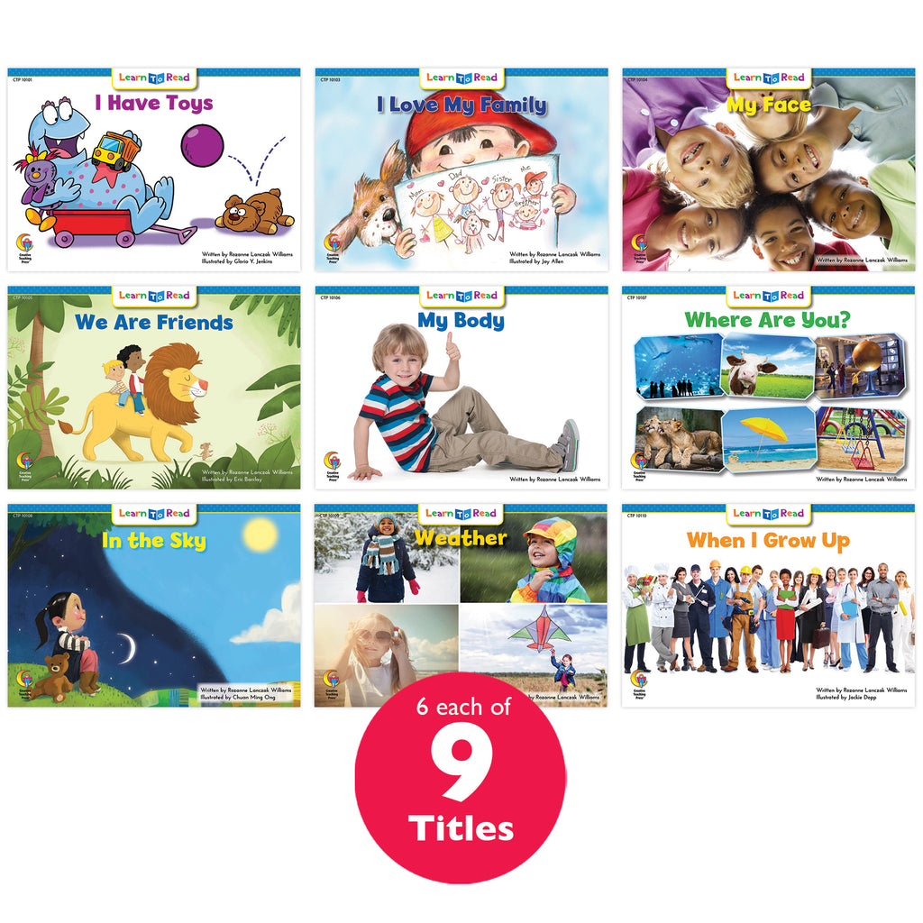 Learn to Read Classroom Pack 1, Level A-B