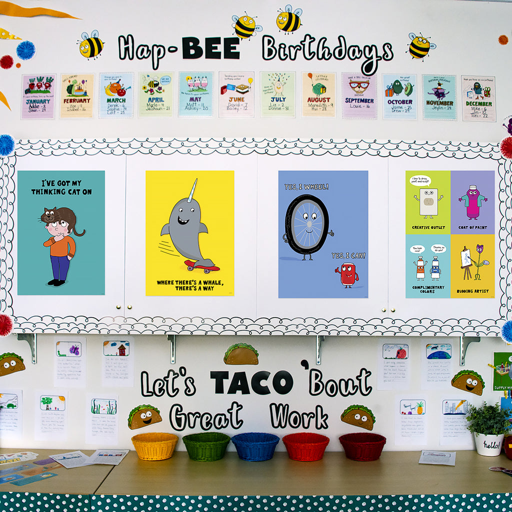 Bold Black 4" Designer Letters