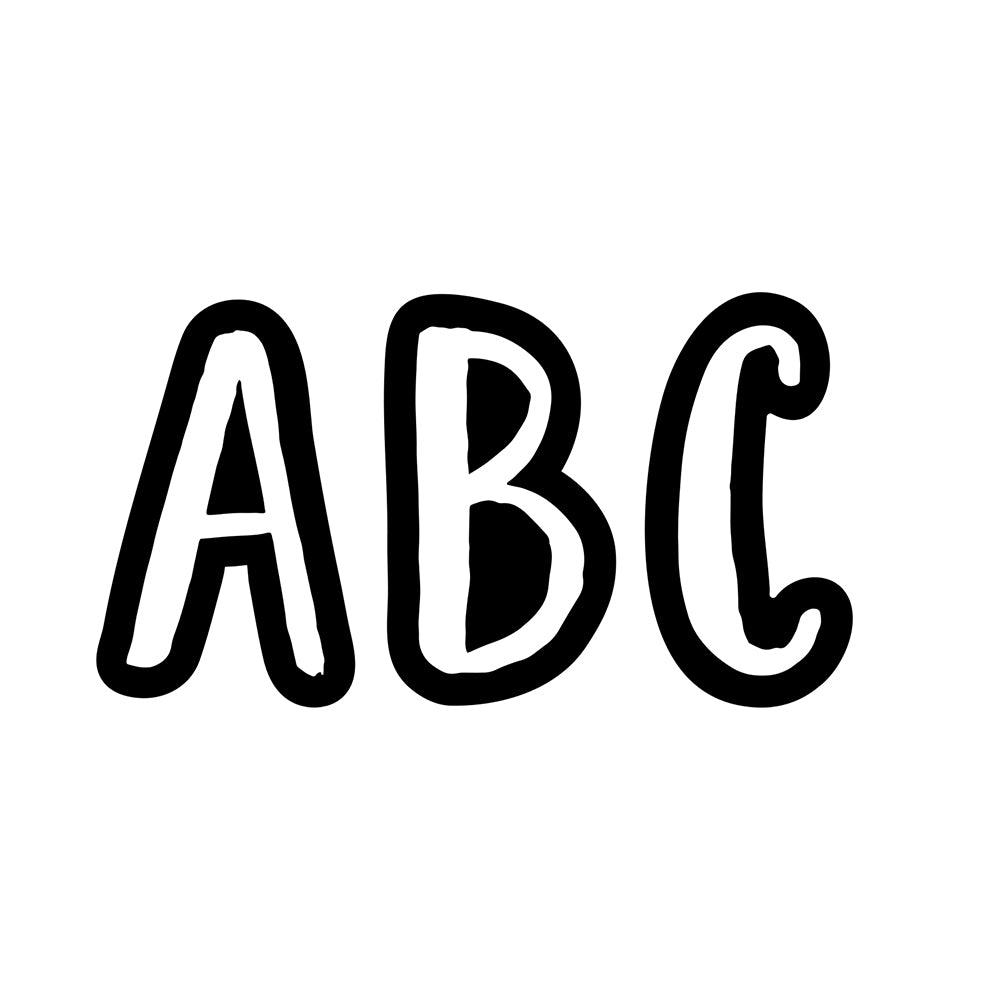 Bold & Bright Classroom Café 2" Letter Stickers