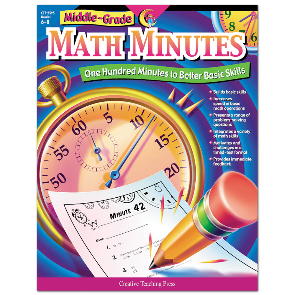 Minuit Math Math Minutes – Creative Teaching Press