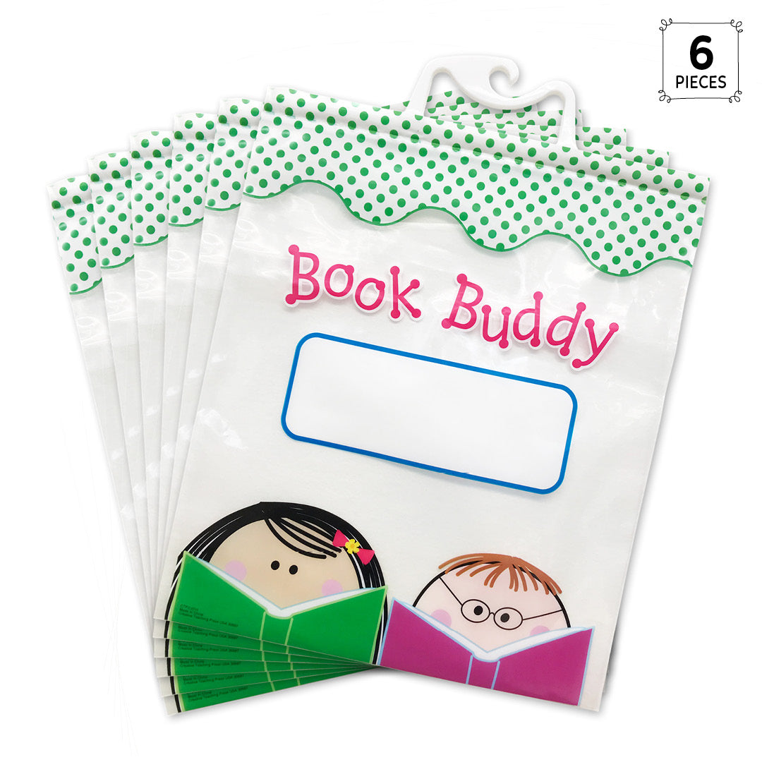 Stick Kids Book Buddy Bags, 10 ½" x 12 ½"
