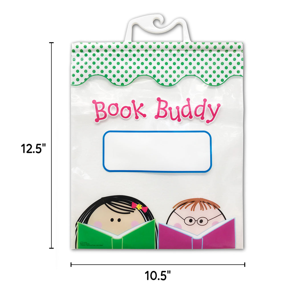 Stick Kids Book Buddy Bags, 10 ½" x 12 ½"
