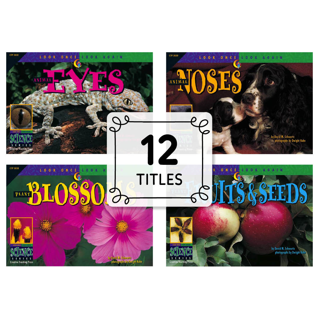 Look Once, Look Again! Plants & Animals Variety Pack
