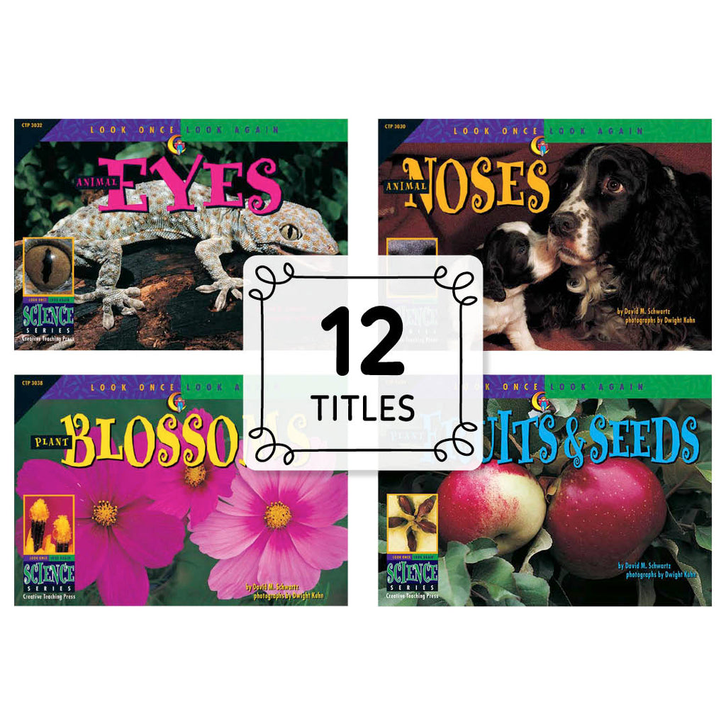 Look Once, Look Again! Plants & Animals Variety Pack