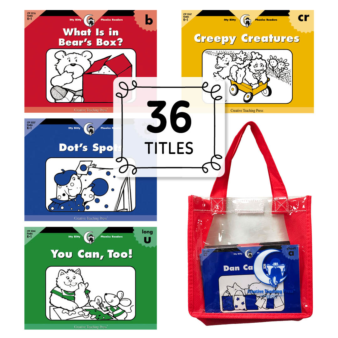 Itty Bitty Phonics 36-Book Set