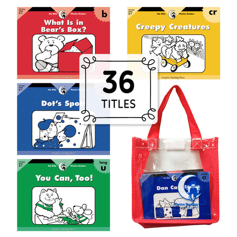 Iitty Bitty Phonics Readers 36冊 Itty Bitty Phonics Readers Readers Pack of 36 w/ Carrying Case