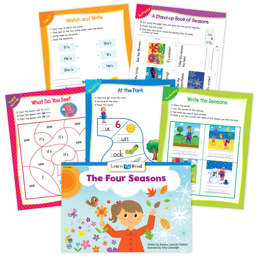 The Four Seasons Ebook & Worksheets