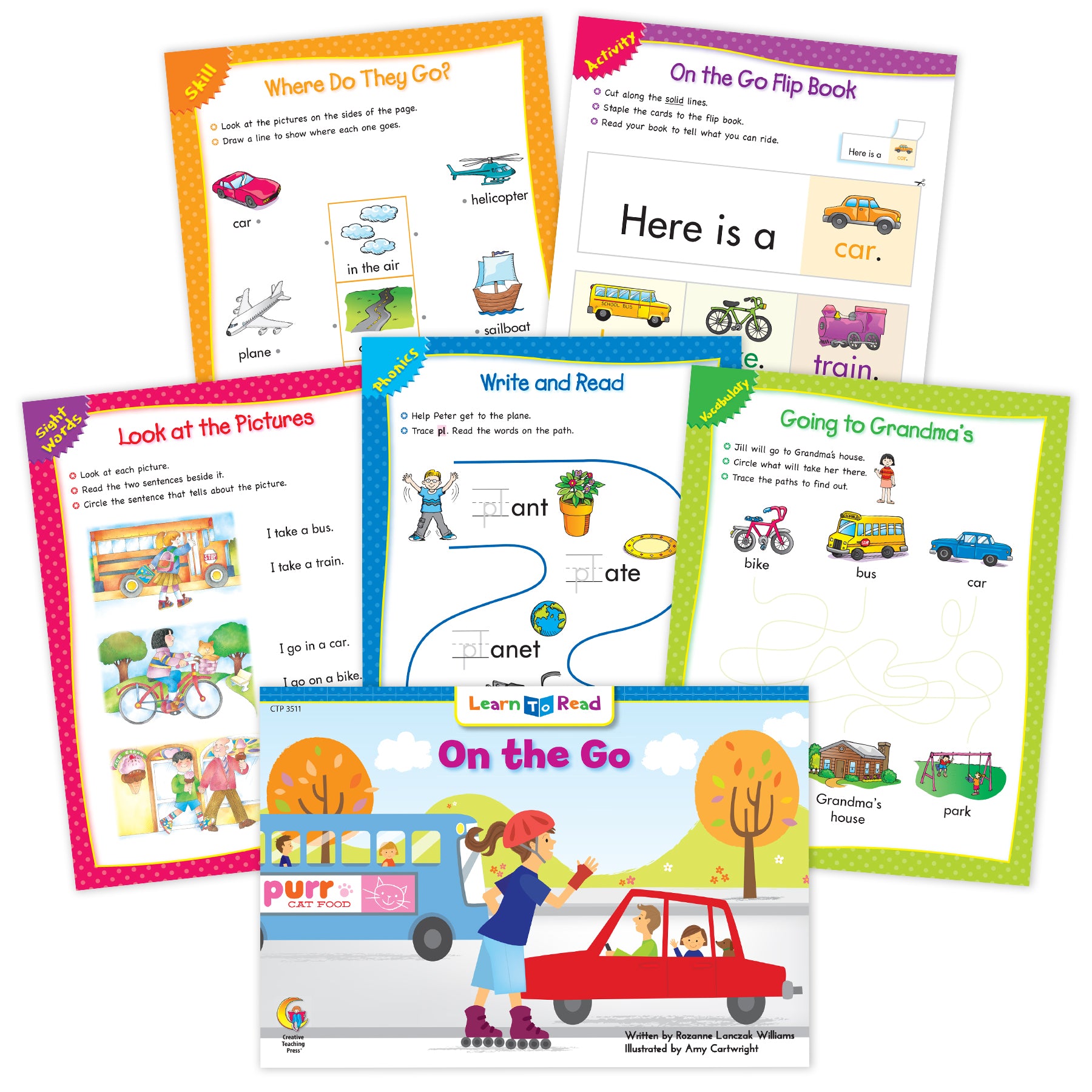 On the Go Worksheets – Creative Teaching Press