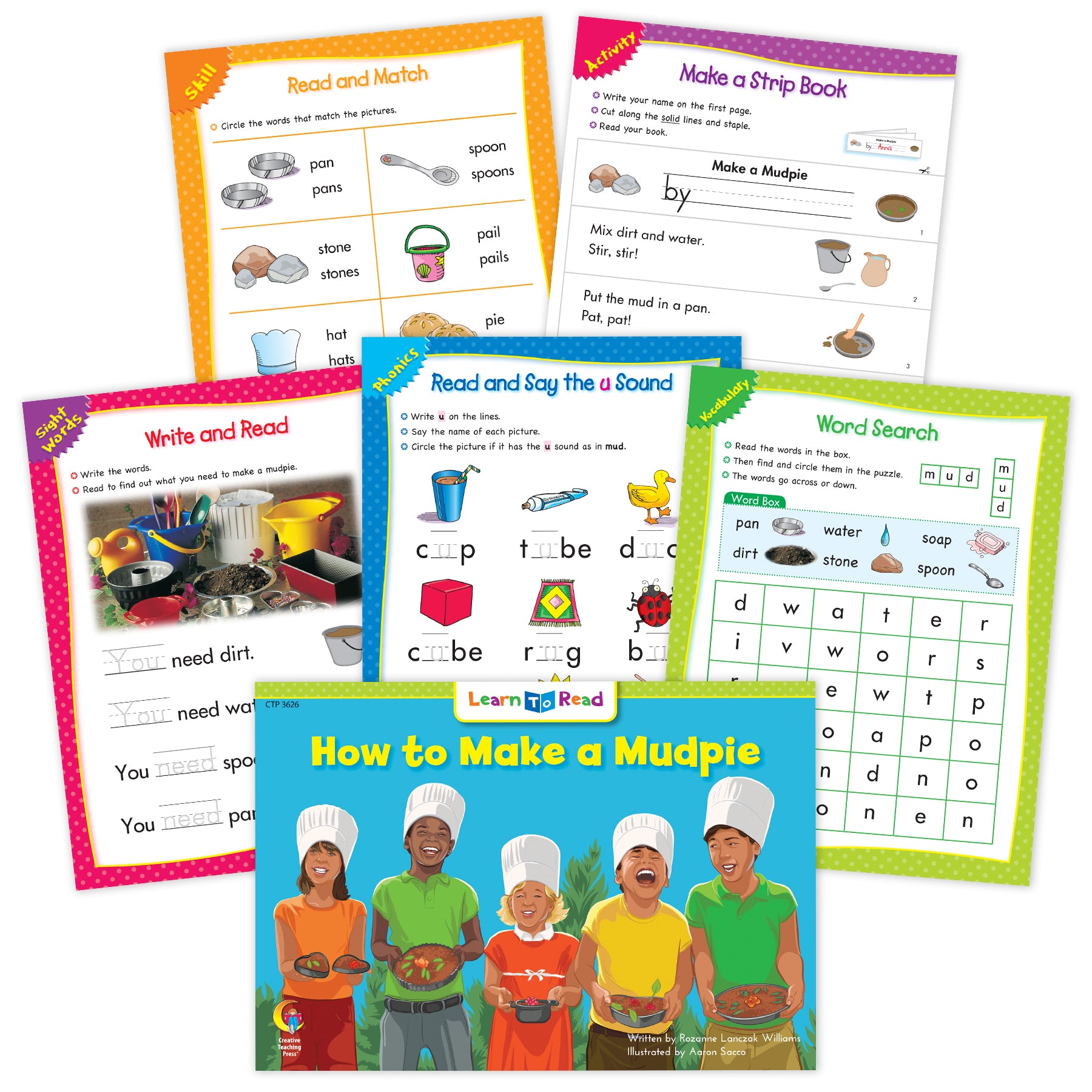 How to Make a Mudpie Worksheets