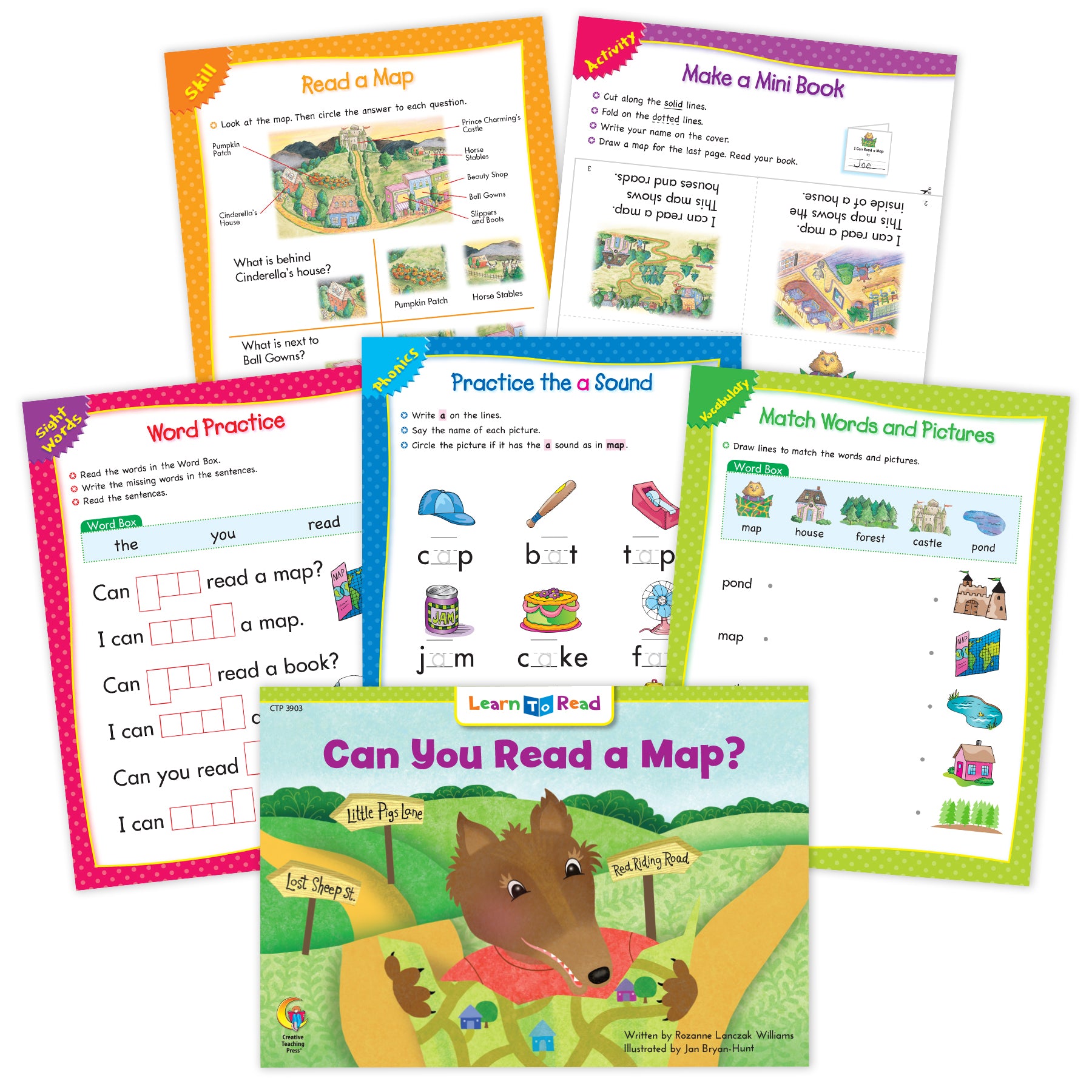 Can You Read A Map? Ebook & Worksheets