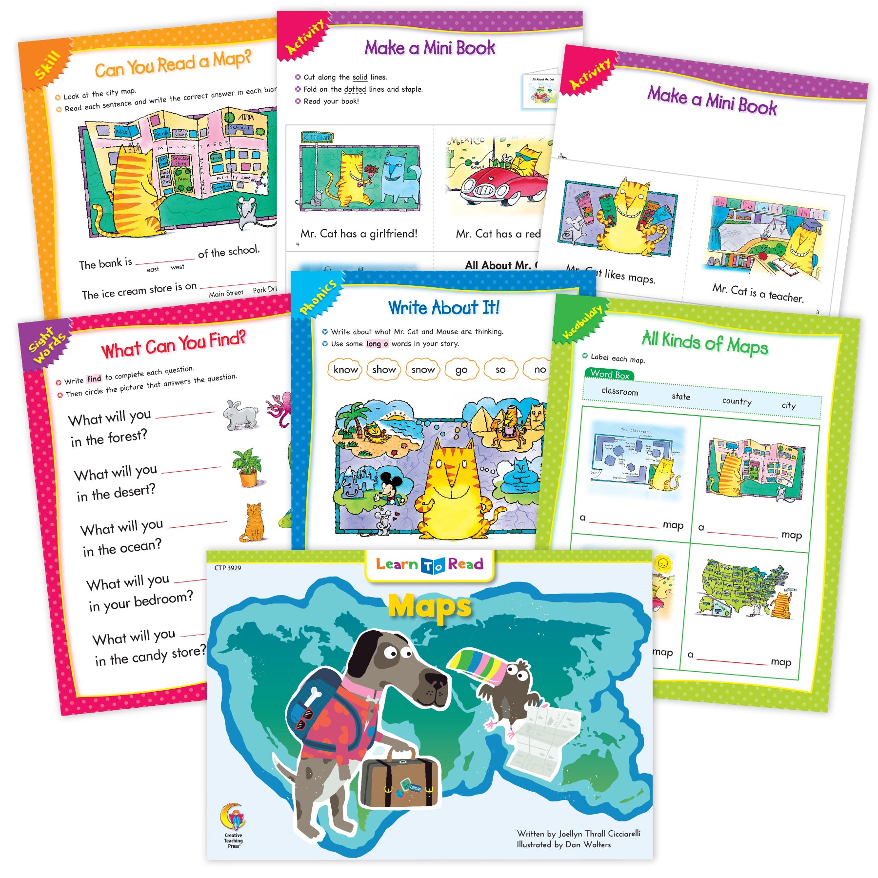 Maps Ebook & Worksheets
