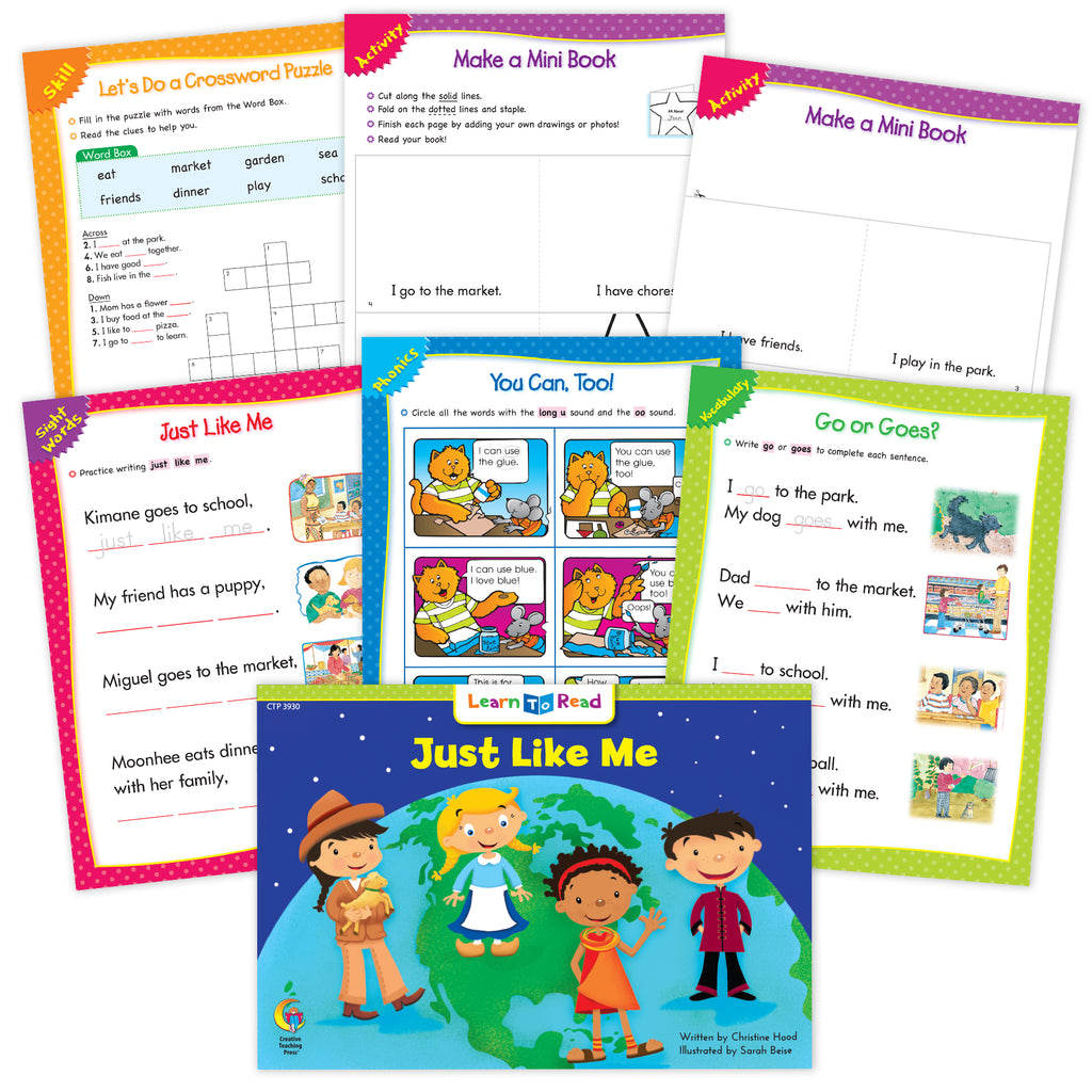 Just Like Me Ebook & Worksheets