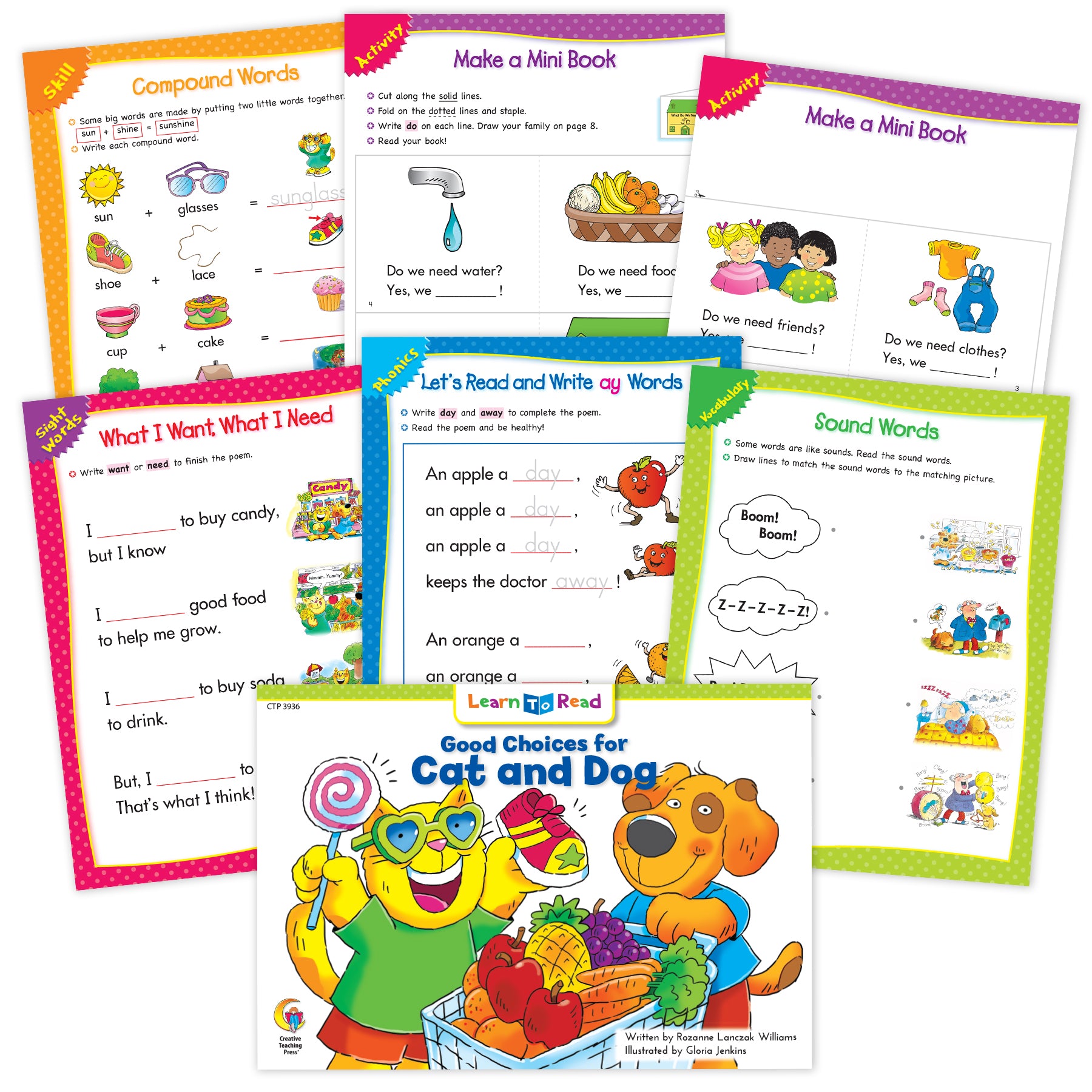Good Choices for Cat and Dog Worksheets