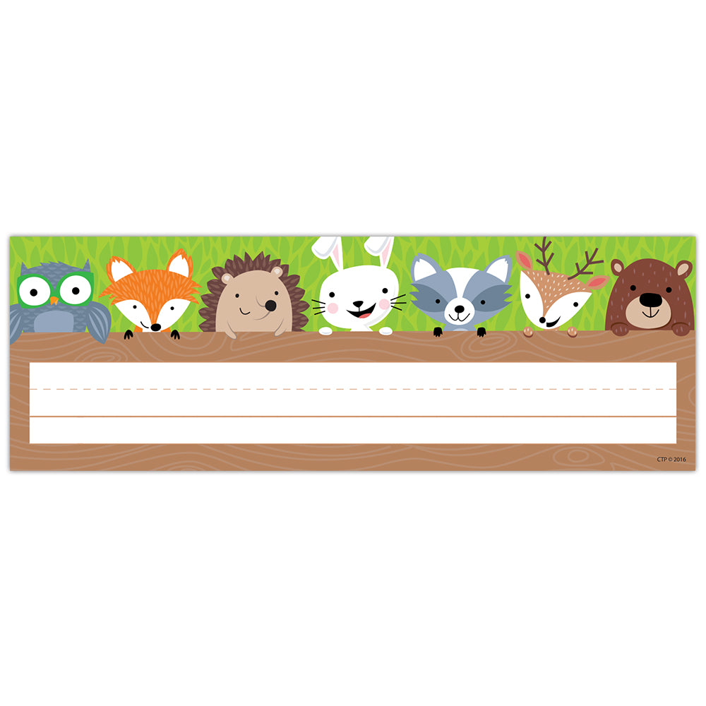 Woodland Friends Name Plate