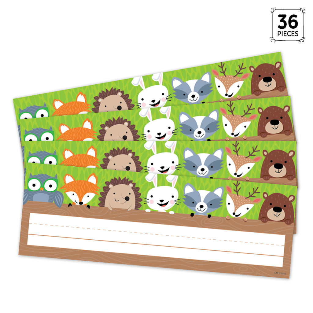 Woodland Friends Name Plate