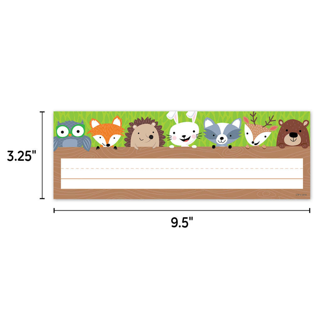 Woodland Friends Name Plate