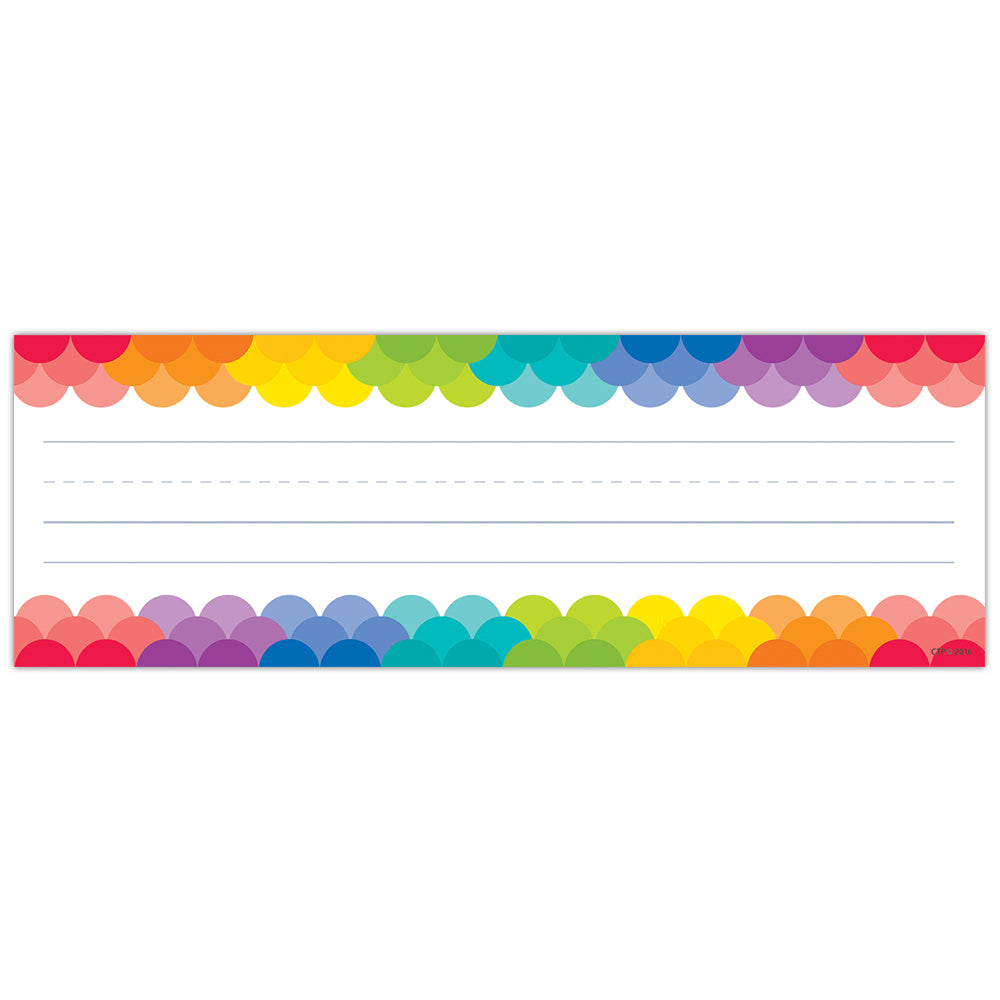 Rainbow Scallops Name Plates – Creative Teaching Press rainbow-scallops-name-plates-creative-teaching-press