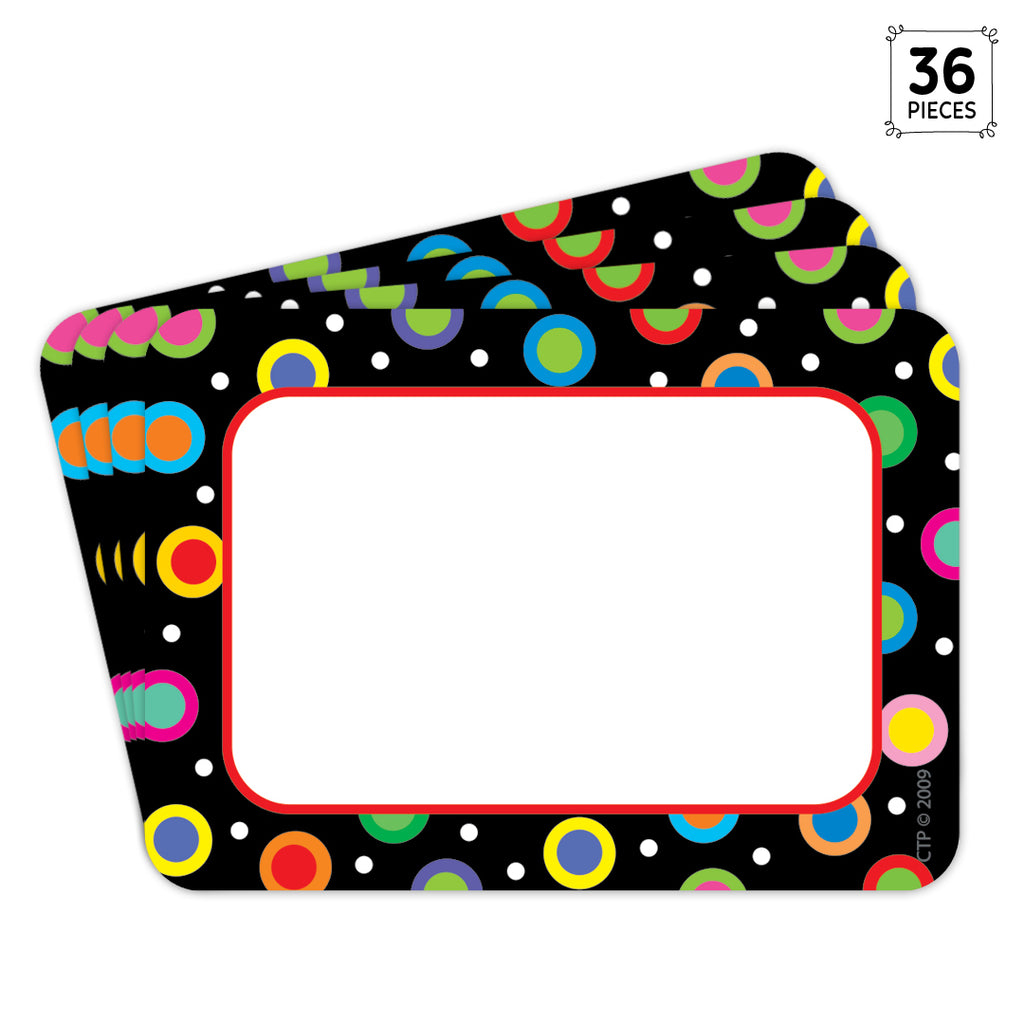 Dots on Black Labels