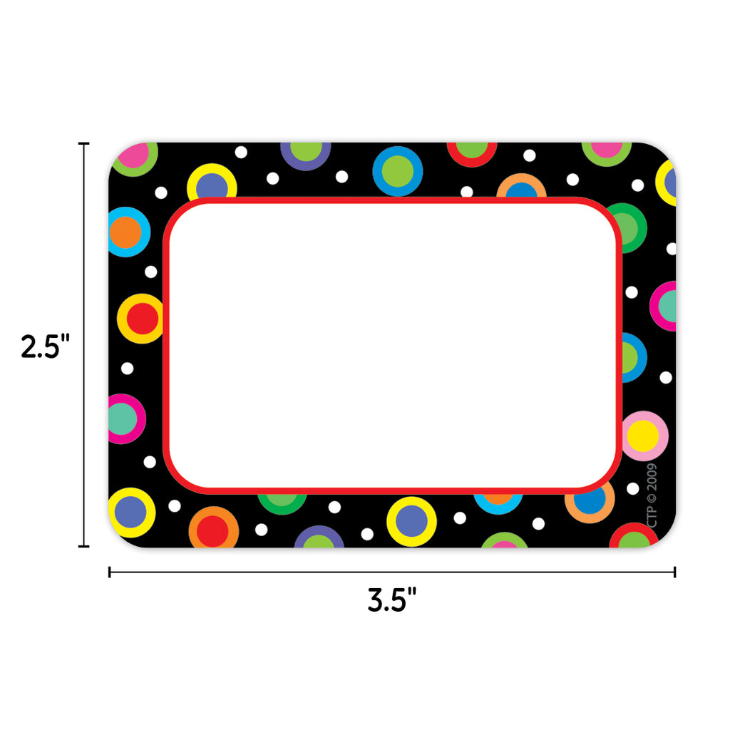 Dots on Black Labels