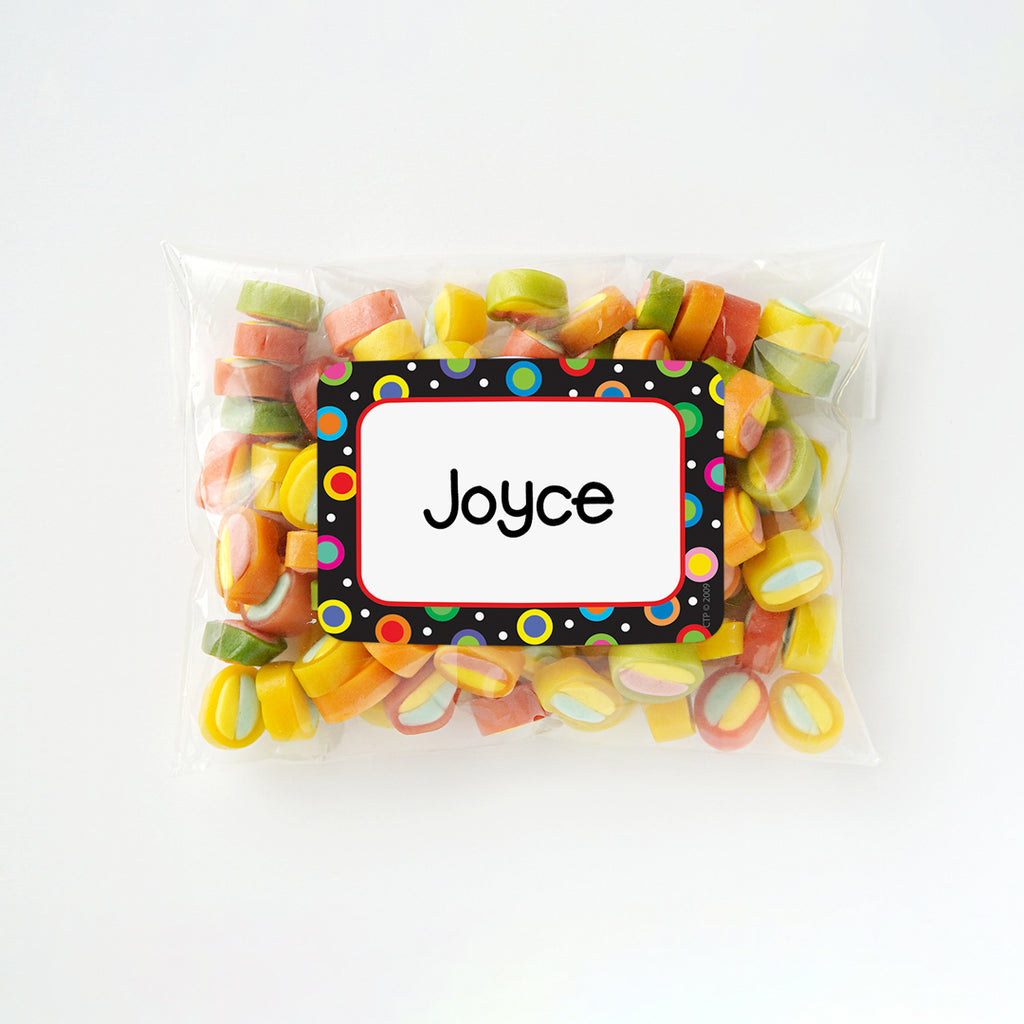 Dots on Black Labels