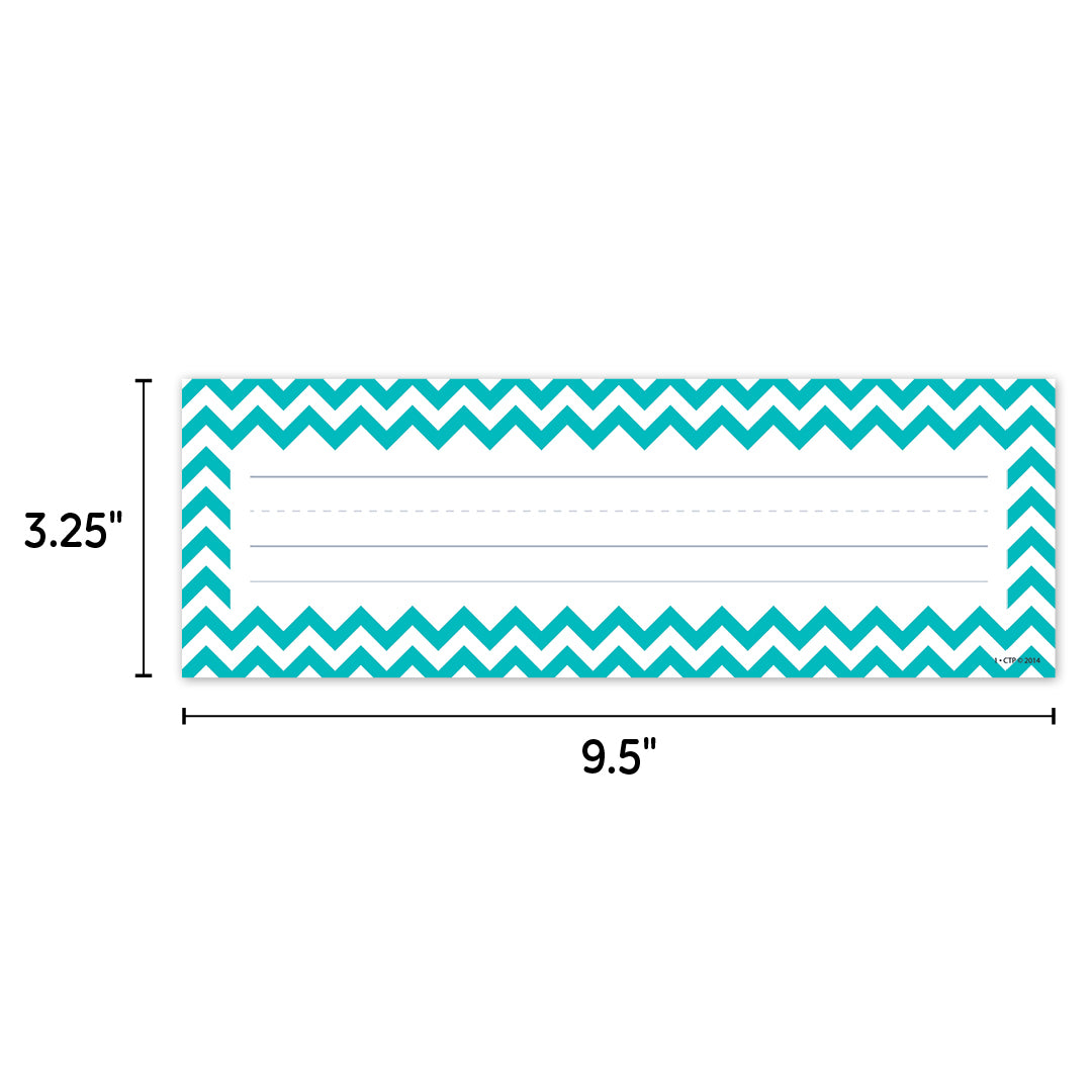 Chevron Solids Name Plates