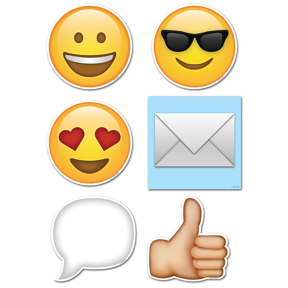 Emojis 6" Designer Cut-Outs