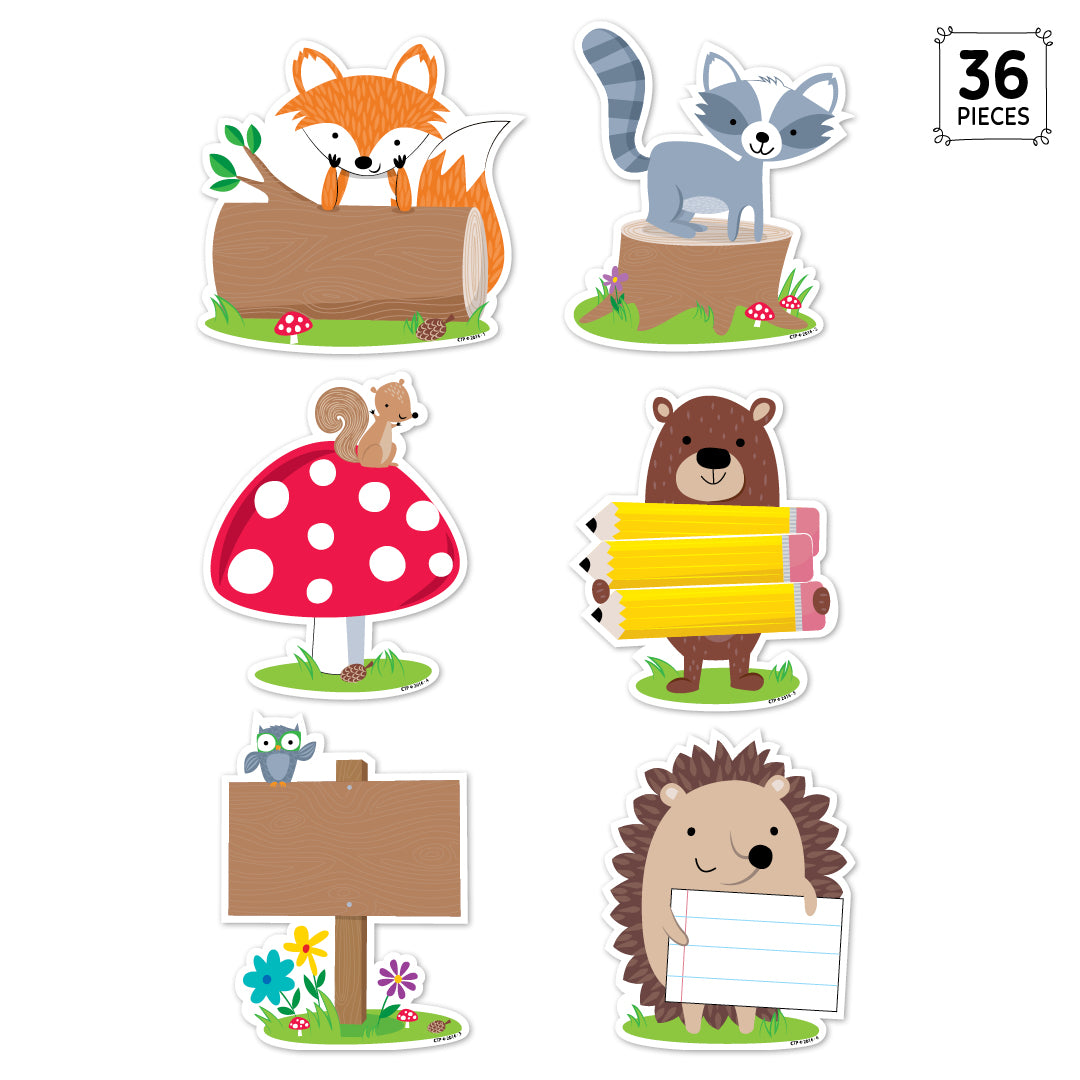 Woodland Friends 6" Designer Cut-Outs