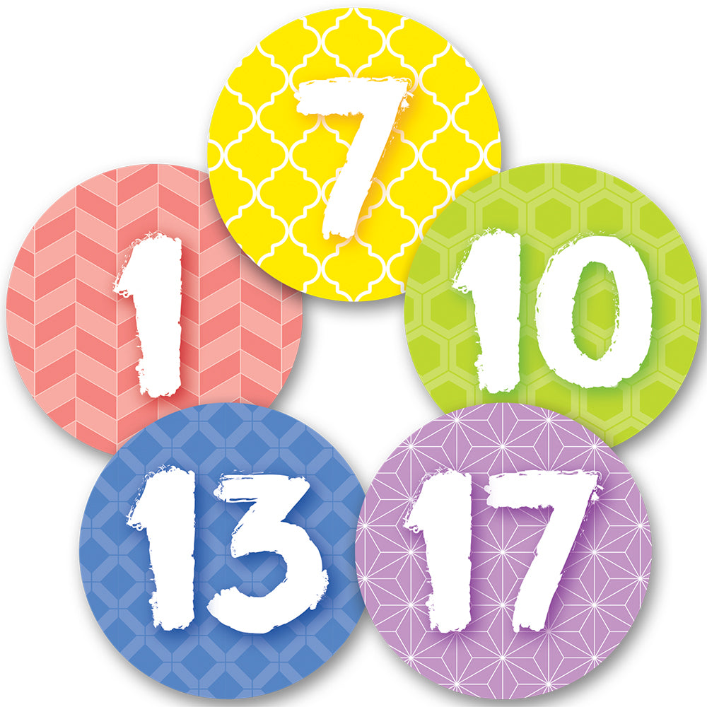 Painted Palette Calendar Days