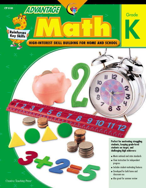 Advantage Math, Gr. K, Open eBook