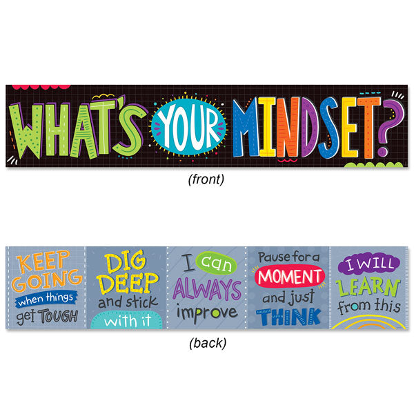 What's Your Mindset? Banner (2-sided)
