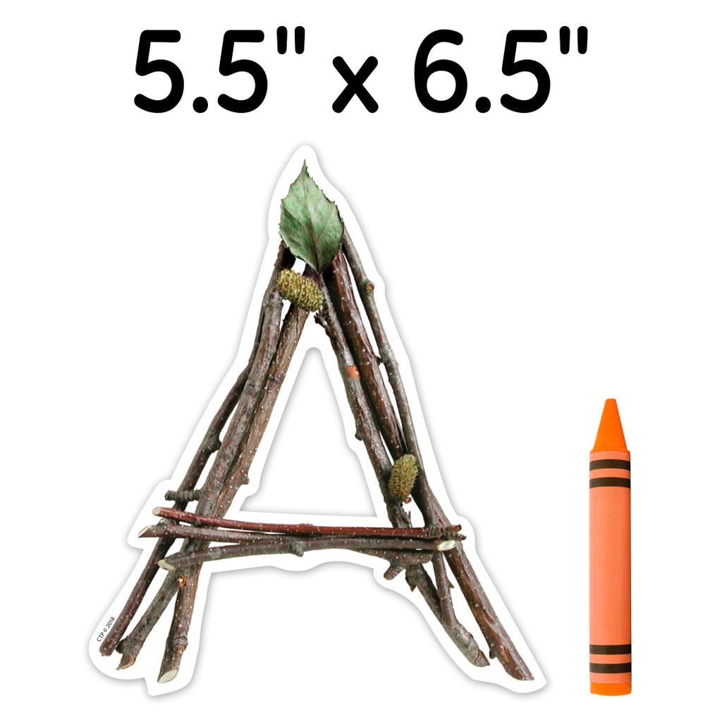 Rustic Twigs 6" Designer Letters