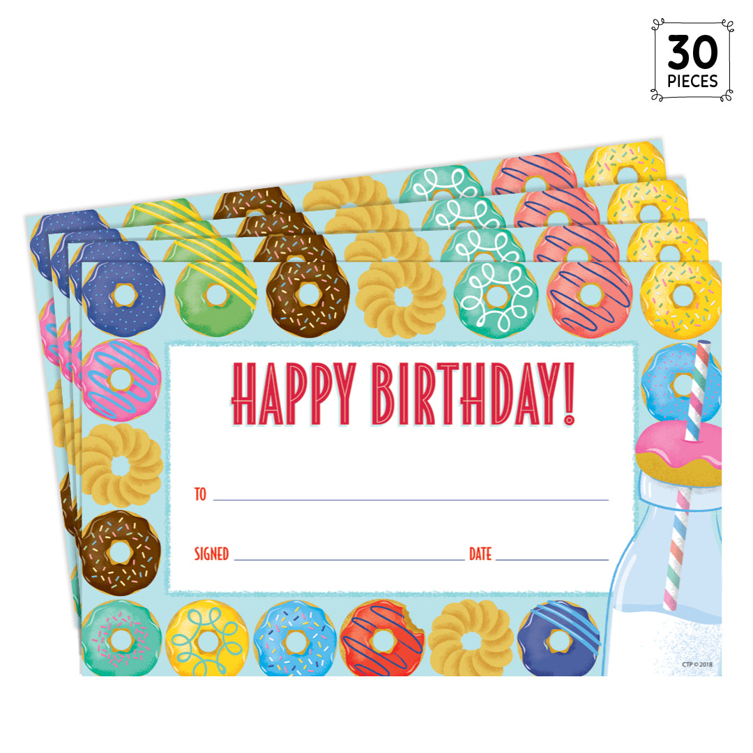 Mid-Century Mod Happy Birthday Award